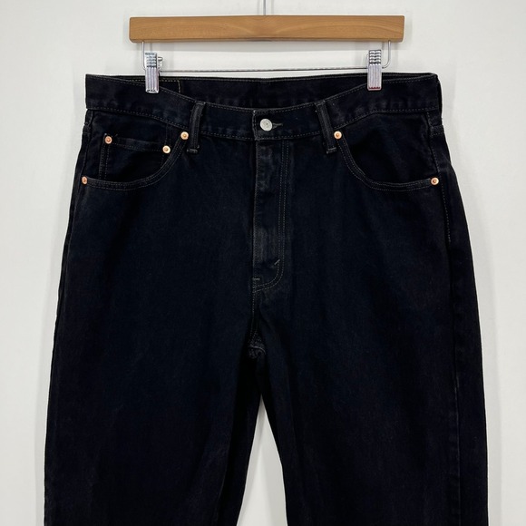 Levi's Jeans Men's Size 36‎ Black 550 Relaxed Fit 100% Cotton Denim Vtg Y2K - Picture 2 of 13
